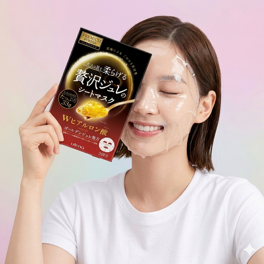 Hyaluronic Acid Golden Jelly Masks (3 Packets, Red) 170g