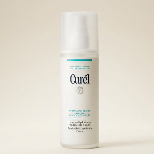 Curel Moisture Lotion III Enrich 150ml bottle, intensive hydrating liquid for very dry skin.