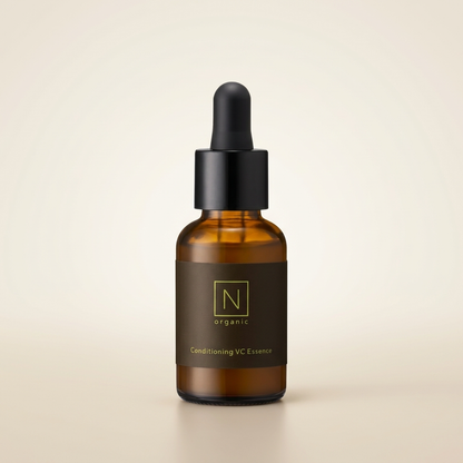 N organic Basic Conditioning VC Essence 30g amber glass bottle, premium Japanese botanical Vitamin C serum.