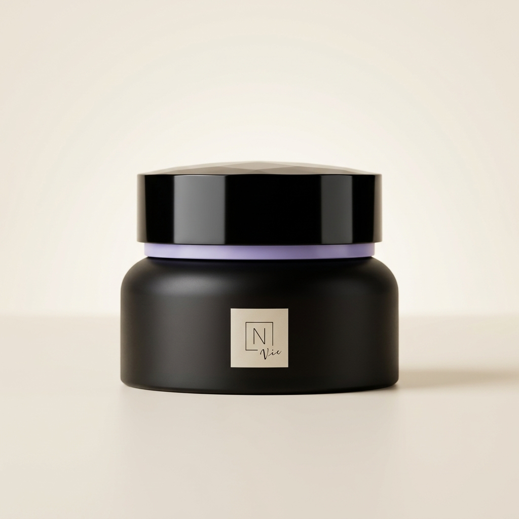 N organic Vie Hyalup Lift Cream 47g amber glass jar, premium Japanese firming and aging-care moisturizer.