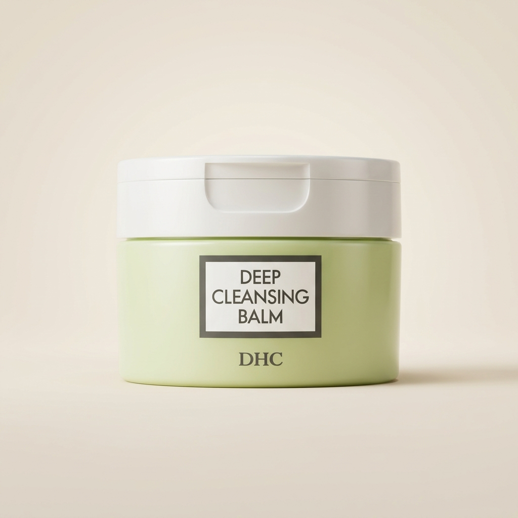 DHC Deep Cleansing Balm 90g tub, premium Japanese olive-oil based makeup removing balm.
