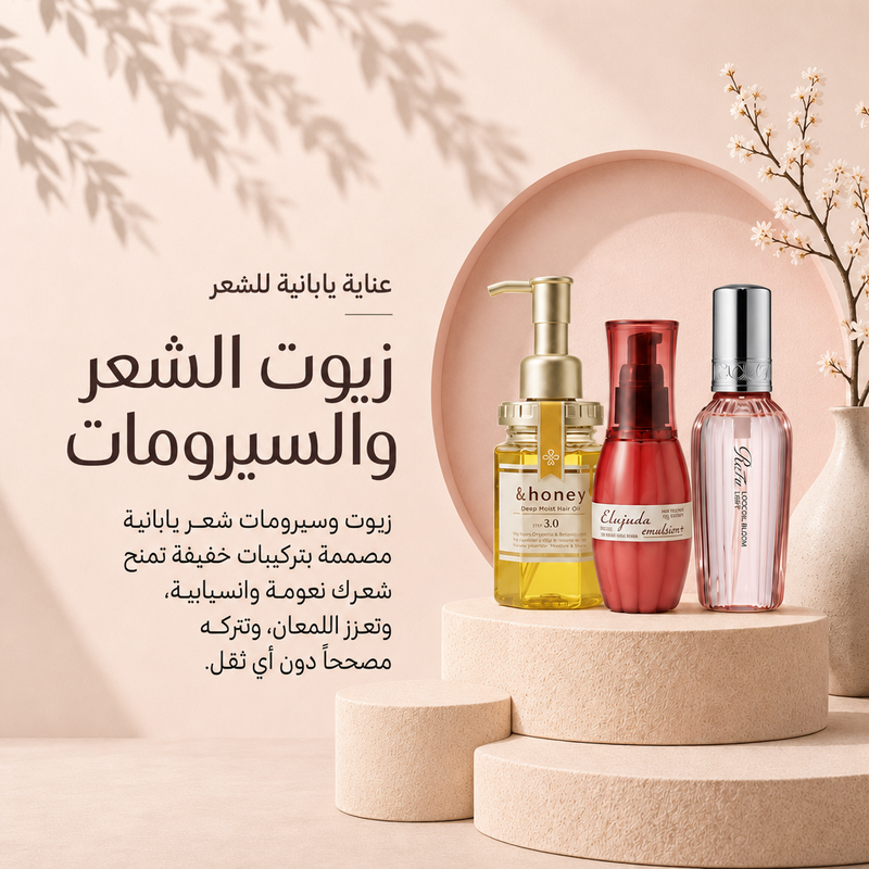 زيوت وسيرومات الشعر