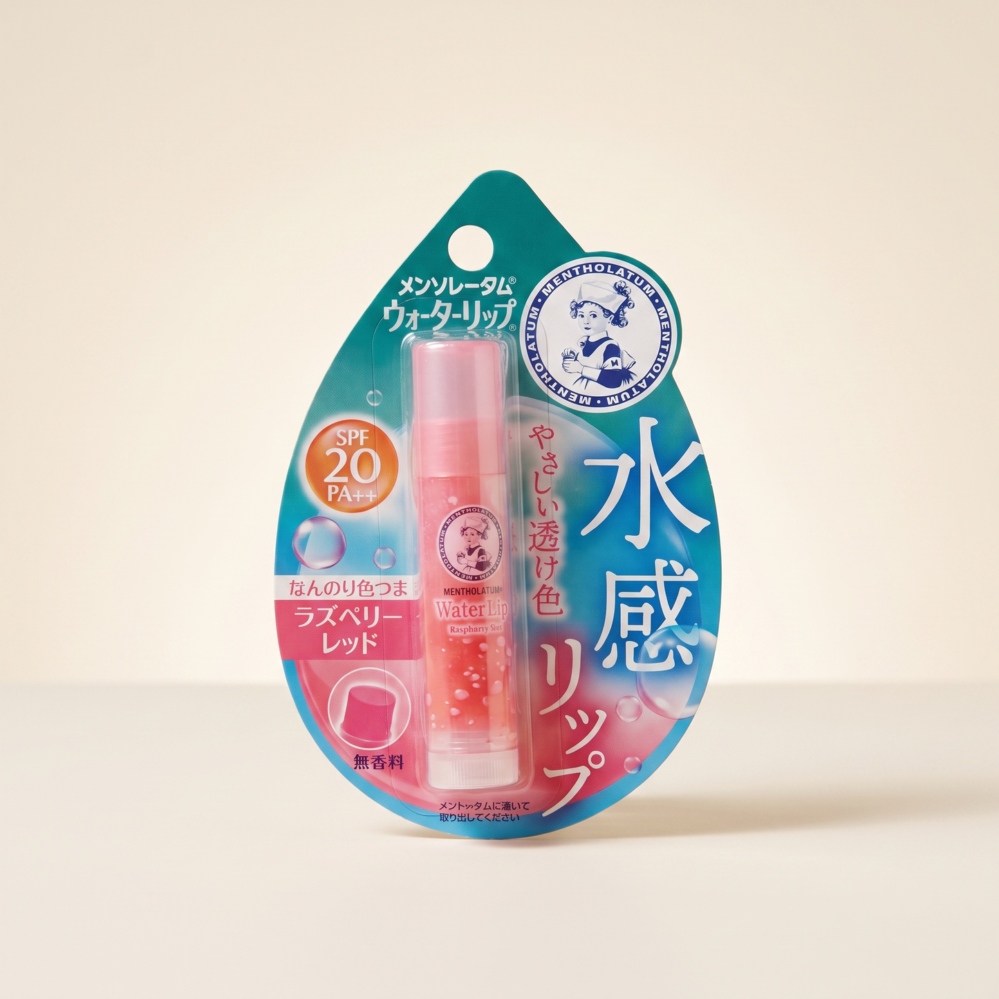 Mentholatum Water Lip Raspberry Red SPF20 - 4.5g